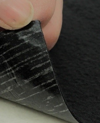 This is a special material covered with an adhesive layer.