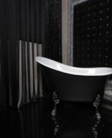 Ideas for black and white bathroom design, design rules