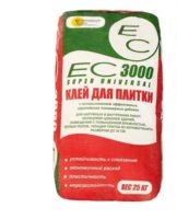 Features of EC 3000 glue and instructions for use of the composition