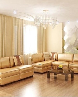 golden living room