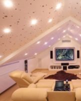 Features of attic lighting, choice of lamps and options for placement