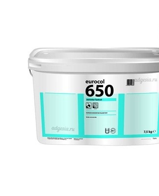 650 Eurostar Fastcol is a polymer dispersion for carpets and for the secure fixing of edges and skirting boards.