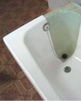 Do-it-yourself bathroom enamel repair methods at home, how to remove scratches