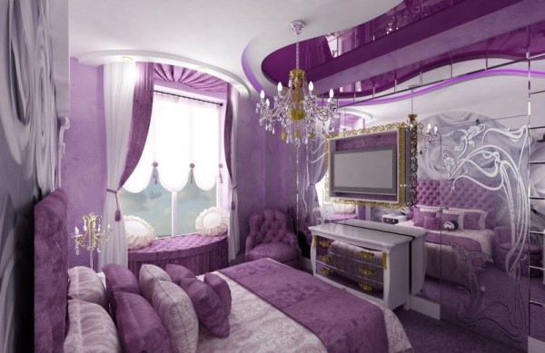 lilac bedroom