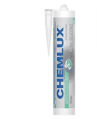 Putty bonds glass, ceramic, stainless steel, plastic, aluminum.