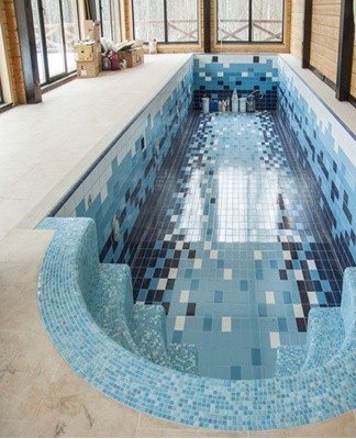 If the pool is open, a frost resistant glue will be needed to finish it.