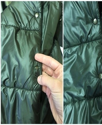 Removing an old, broken push button fastener is easy, but it's important not to damage the fabric.