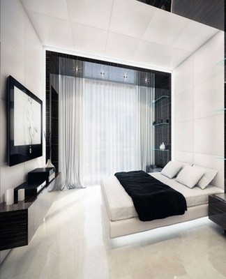 Perfectly smooth floor, covered with a self-leveling polymer mixture.