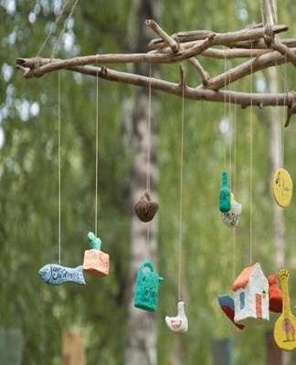 The area of ​​​​the holes must be covered with putty, dried and decorated.