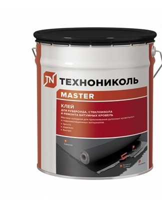 Bituminous glue is used to reinforce insulation and facing materials.