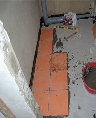 You can lay out several tiles and glue them one by one.