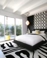 Black and white bedroom design rules and style features