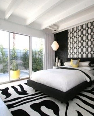 Black and white bedroom design rules and style features
