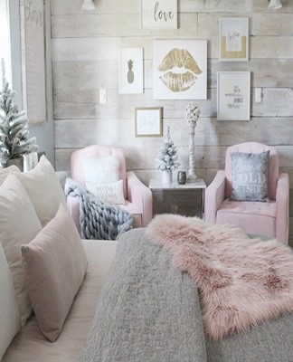 Transformation of the walls - interesting decor, handmade paintings, posters are used.