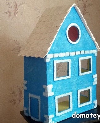 After the product dries, treat it with putty, paint and varnish.