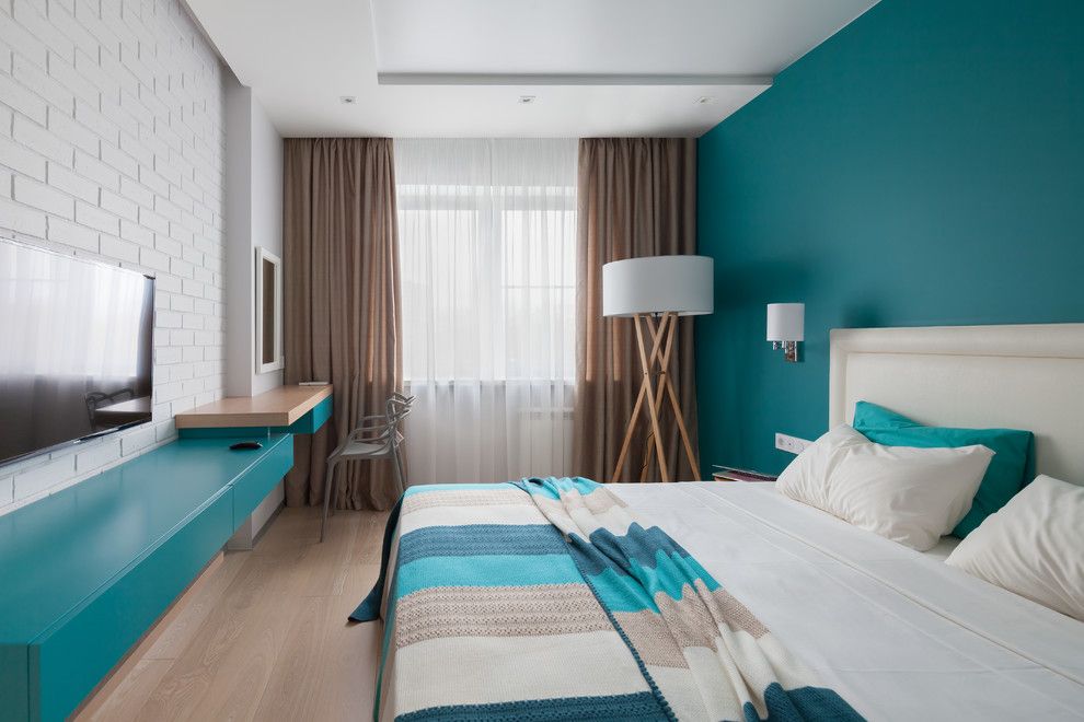 turquoise bedroom