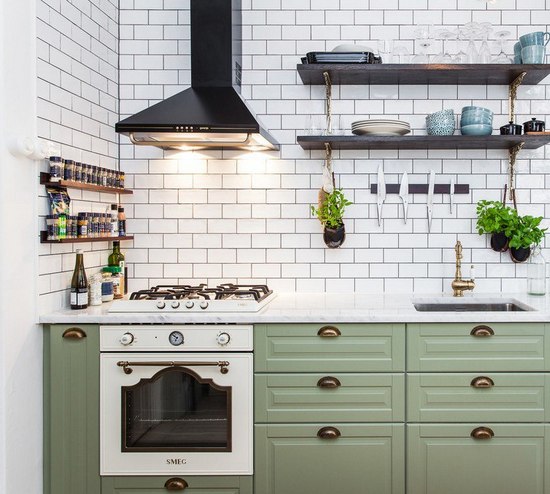 To decorate a classic kitchen, you need to use decor.