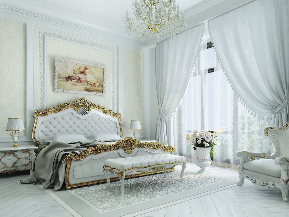 white bedroom