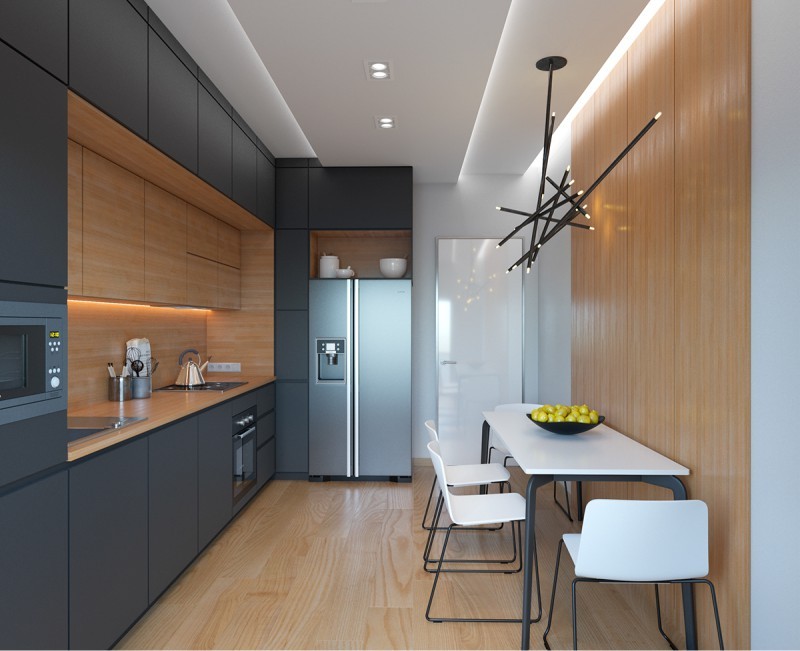 gray kitchen