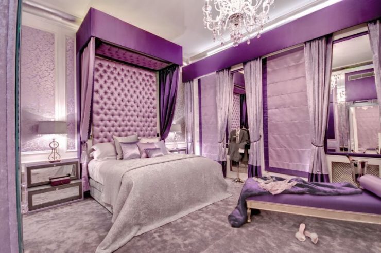 purple bedroom