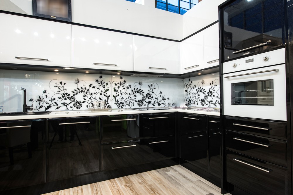 black kitchen