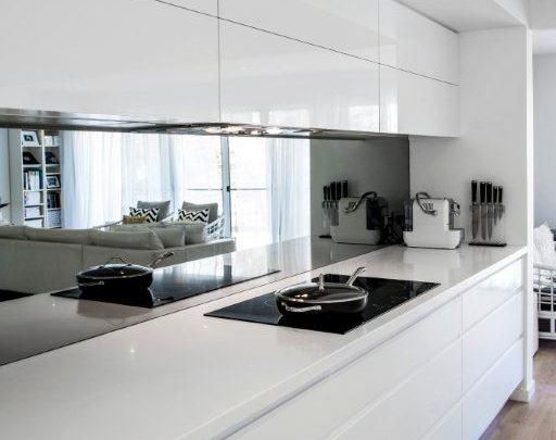 Mirrors in the kitchen