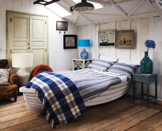 Marine design attic rooms