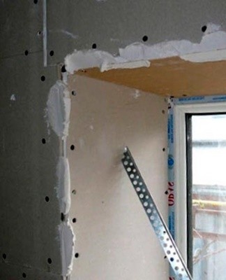 DIY rules and step-by-step instructions for creating slopes of drywall