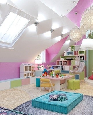When creating a children's room, they give fantasies to wander.