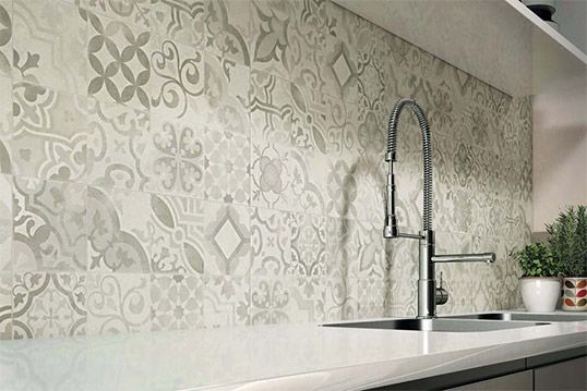 design for kitchen apron from wallpaper
