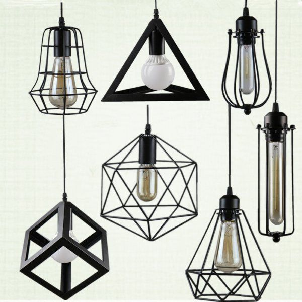 Geometric chandelier