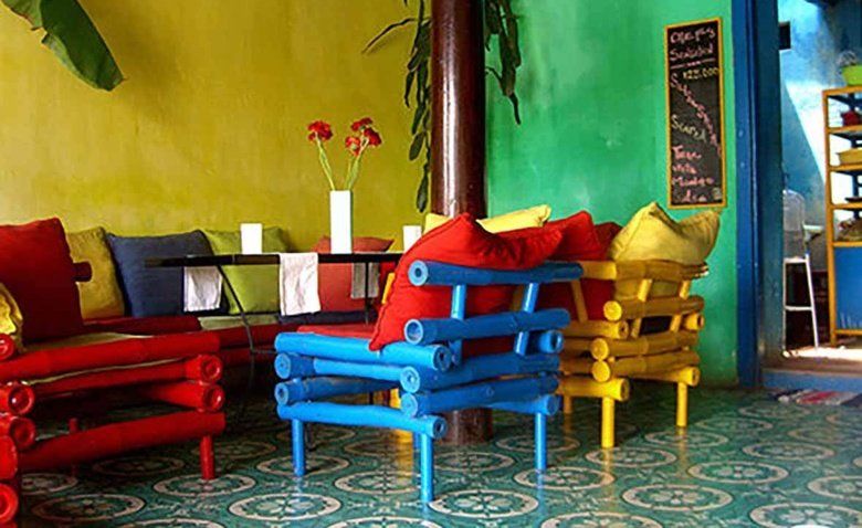 A tetrad is an interesting combination of four colors.