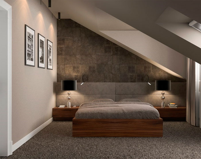 attic bedroom design