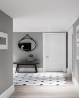 Hallway design ideas in gray tones, the best color combinations and examples of solutions