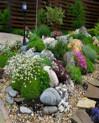 There will be no special difficulties with the creation of rockeries