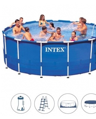 To repair your Intex swimming pool, use the dedicated repair kit.