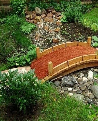 An artificial spring is a miniature water feature.