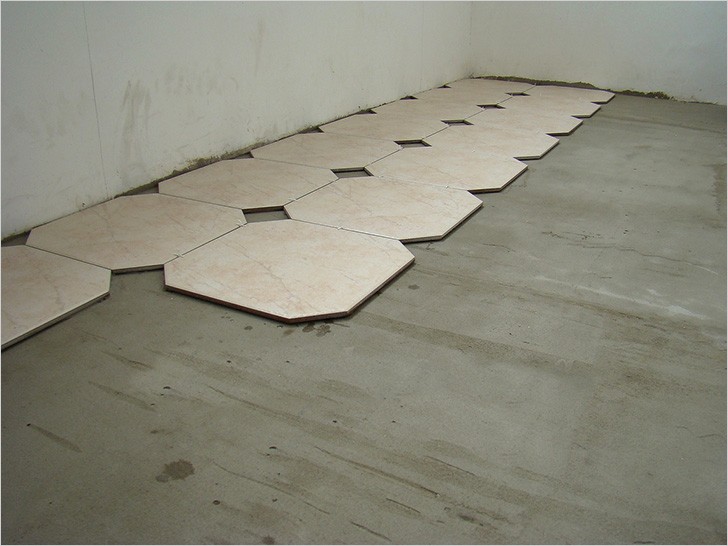 tiling on the balcony