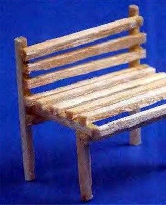 How to make a bench out of matches with your own hands and instructions for making a bench