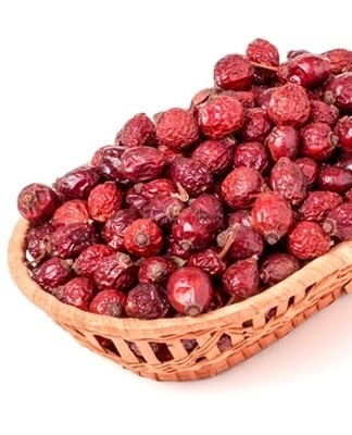 rosehip in a basket