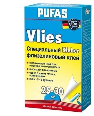 Composition and use of Pufas wallpaper paste, features and how to use it correctly