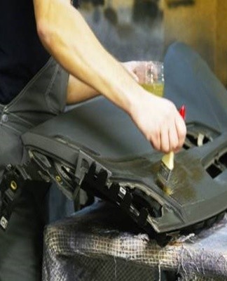 If sag is revealed after the work is complete, that area should be reheated with a jobsite hair dryer.