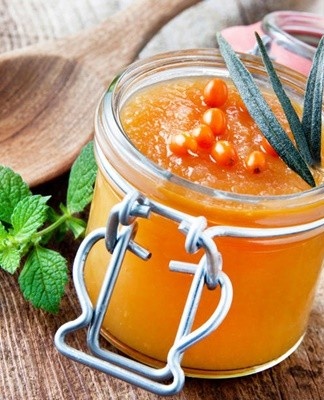 sea ​​buckthorn puree