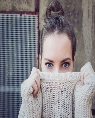 girl in sweater