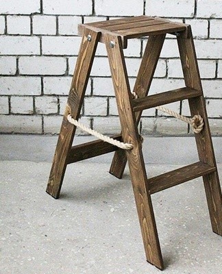 Step-by-step instructions for making a wooden stepladder with your own hands