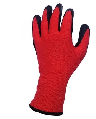 red gloves