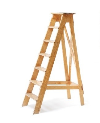 wooden ladder