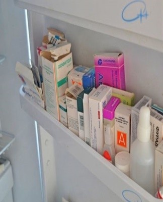 medicines in the fridge