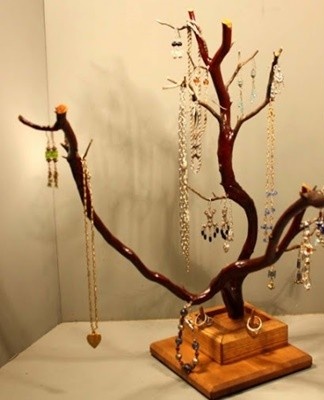 decorations on a stand