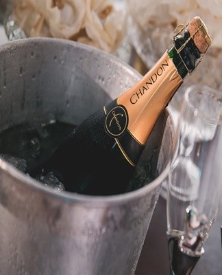 champagne in a bucket